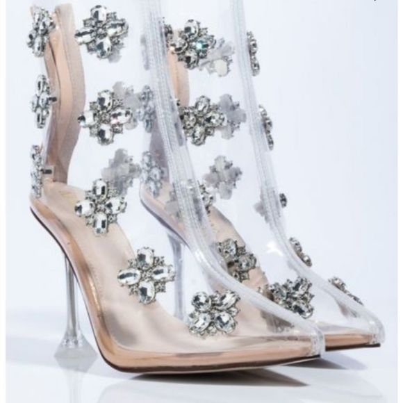 Clear, Shoe Boots - Picture 4 of 5